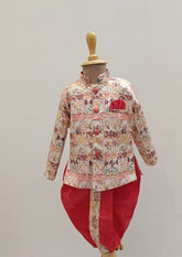 Premium Royal  Print Set – Dhoti/Pant Combo